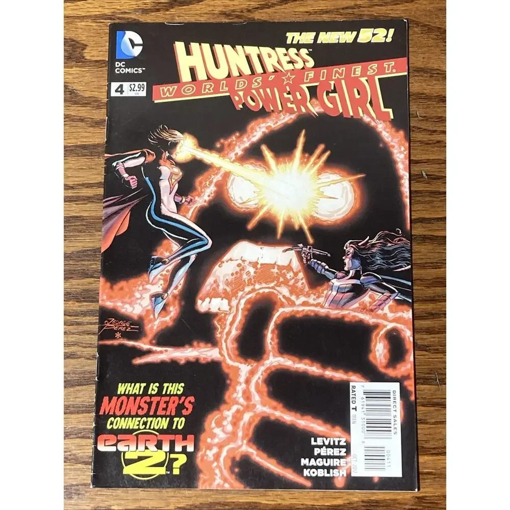 Worlds' Finest #4 Huntress Power Girl DC Comics 2012 New 52
